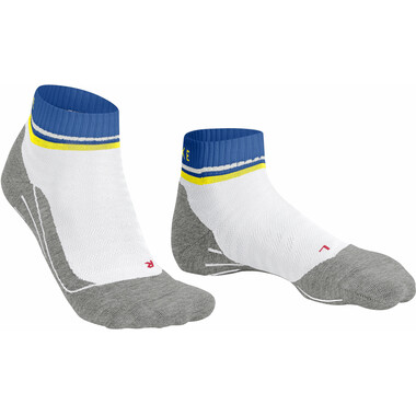 Socken FALKE RU4 GO ON SHORT Weiß/Blau 0